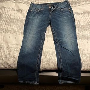Silver capris